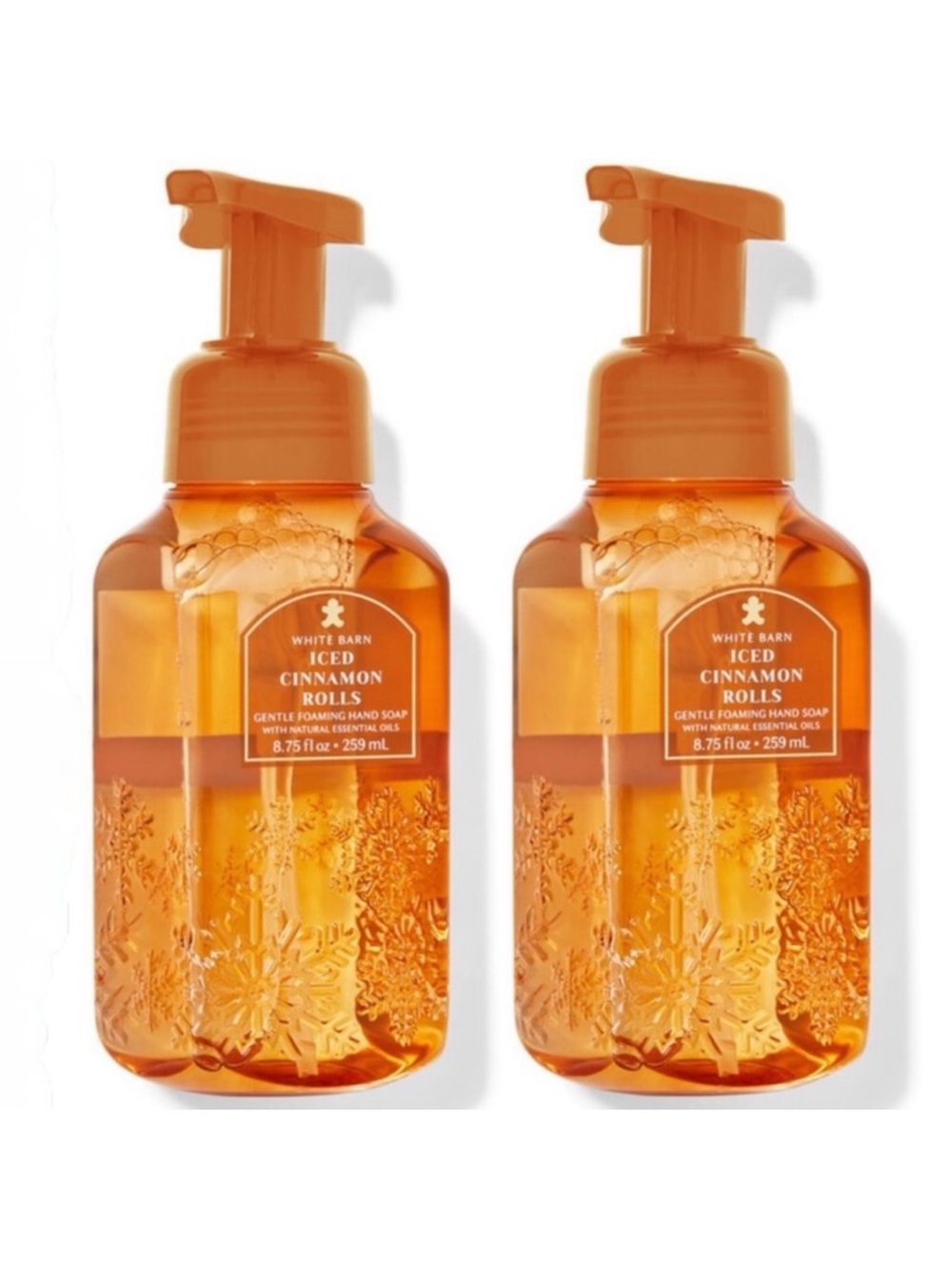 Bath & Body Works Iced Cinnamon Rolls Foaming Hand Soap 2 Bottles